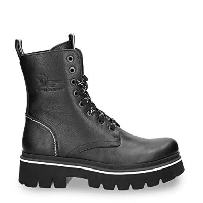 Afbeelding van Panama Jack Fortune Veterboots, Dames, Maat: 40, Black Leer