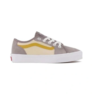 Afbeelding van Vans Filmore Decon Sneakers voor dames, Retro Pop Grijs Goud