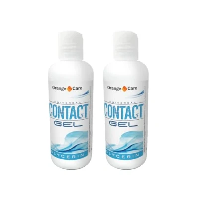 Afbeelding van Orange Care Contactgel Elektriciteitsgeleider 2x 200 ML elektroden therapie geleding geleidende elektrode gel TENS / EMS spierstimulatie apparaten voor bescherming huid en hydratatie