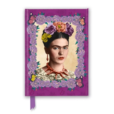 Afbeelding van Flame Tree Notebooks Frida Kahlo Purple (Foiled Journal)