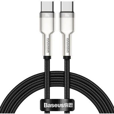 Afbeelding van Baseus Cafule Series USB C naar Kabel Metaal 100W 1m Zwart