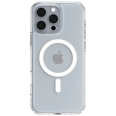 Image de Spigen Ultra Hybrid T MagFit Plastique Back Cover Transparent/Blanc Apple iPhone 16 Pro Max