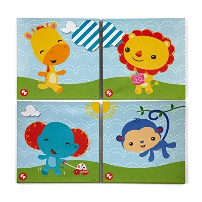 Afbeelding van Fisher price Canvas Set 4 Stuks 25 X Cm