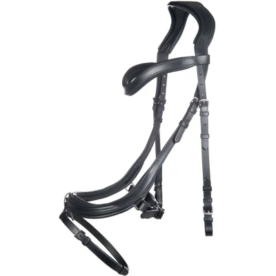 Afbeelding van HKM Hoofdstel Anatomic Zwart Cob
