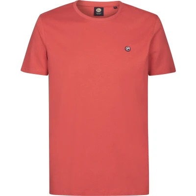 Afbeelding van Petrol Industries Heren Logo T shirt Windward Roze Maat XXXL