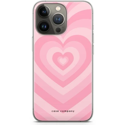 Afbeelding van Case Company® hoesje geschikt voor iPhone 13 Pro Hart Roos Soft Cover Telefoonhoesje Bescherming aan alle Kanten en Schermrand