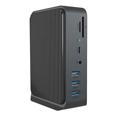 Afbeelding van ICY BOX IB DK2261AC Draadloos USB 3.2 Gen 1 (3.1 1) Type C Antraciet