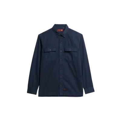 Afbeelding van Superdry Military LONG Sleeve Lichte jas, Heren, Maat: XL, French navy