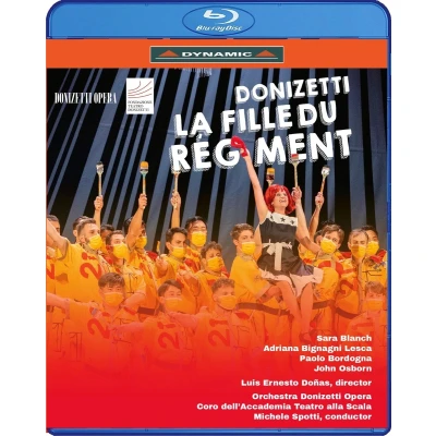 Afbeelding van Adriana Bignagni Lesca, Paolo Bordogna, John Osborn Donizetti: La Fille Du Régiment (Blu ray)