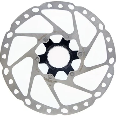 Image de Shimano disque de frein SM RT64180 mm à verrouillage central acier inoxydable/argent alu