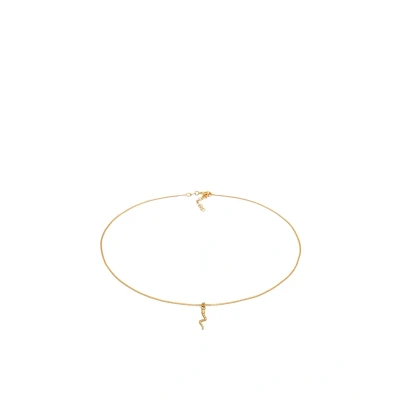 Afbeelding van Elli Choker Snake Ketting goldcoloured, Dames, Maat: 36, Gold coloured