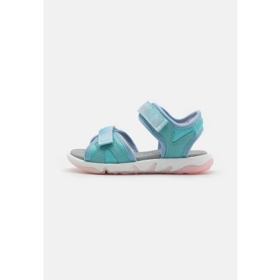 Afbeelding van Superfit Pebbles Sandalen voor kinderen, Maat: 26, Hellgrün/hellblau Imitatieleer/ textiel