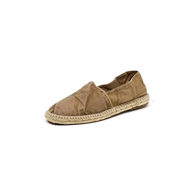 Afbeelding van Natural World OLD Trebol Espadrilles, Heren, Maat: 46, Beige Katoen