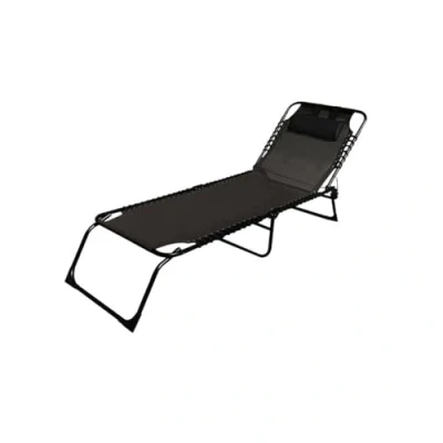 Afbeelding van Solstol Marbueno Opvouwbaar 190 x 27 58 cm Zwart