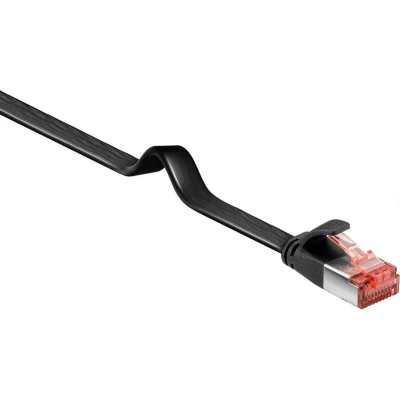 Afbeelding van 0.5 m Platte netwerkkabel Cat 6 U/FTP