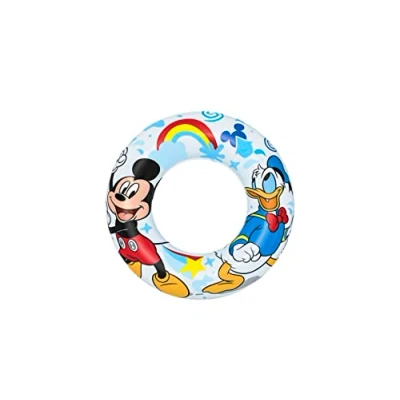Afbeelding van Bestway Opblaasbare zwemvlotter Disney Mickey &amp; Friends D56 cm +3 tot 6 Jaar Strand en Zwembad 91004