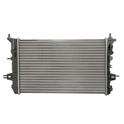Afbeelding van THERMOTEC D7X054TT Radiateur voor voertuigen met airco 600 369 26 Handgeschakeld Koelribben mechanisch gelast OPEL: Astra G Saloon, Caravan