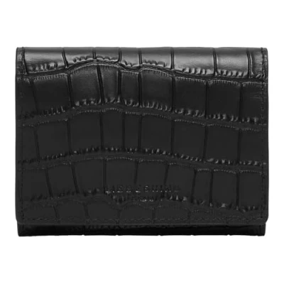 Afbeelding van LIEBESKIND BERLIN Portemonnee LOU 2 New Croco Louisa Purse Black Zwart