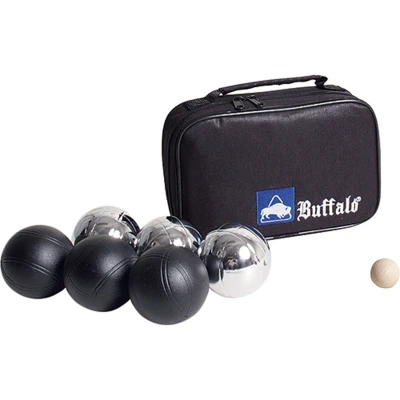 Afbeelding van Jeu de boules set gepoedercoat metaal (6st.)