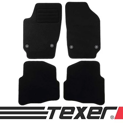 Afbeelding van CARMAT TEXER Textiel vloermatten voor VW Polo IV 9N bouwjaar 2001 2009 Basic