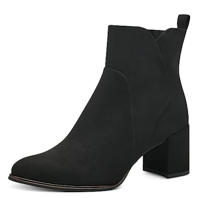 Afbeelding van MARCO TOZZI Dames 2 25095 41 laars hak, Zwart