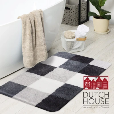 Afbeelding van Dutch House Badmat Brest 60X90 Cm Grijs