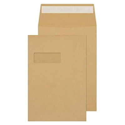 Afbeelding van Blake Purely Packaging 125 enveloppen met venster C4, 1992 MW, 130 g/m², 324 x 229 25 mm, stuks