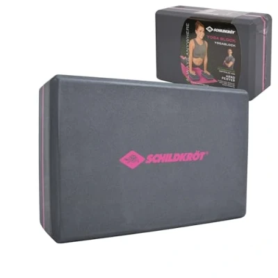 Afbeelding van Schildkröt Fitness Yogablok 22,5 Cm Eva Grijs 2 delig