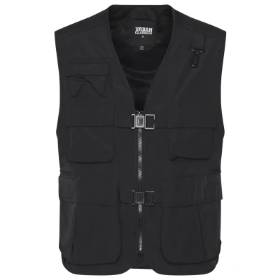 Afbeelding van Urban Classics Tactical VEST Bodywarmer, Heren, Maat: Small, Black