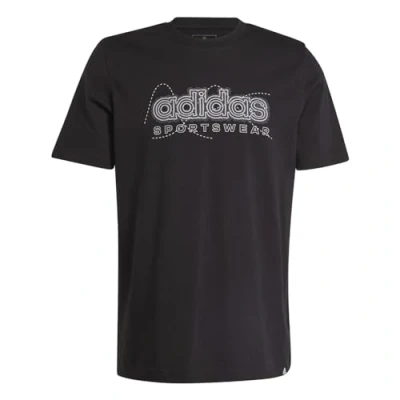 Afbeelding van adidas Sportswear Growth Tshirt print, Heren, Maat: Medium, Black