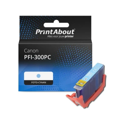 Afbeelding van Huismerk Canon PFI 300PC Inktcartridge Foto cyaan