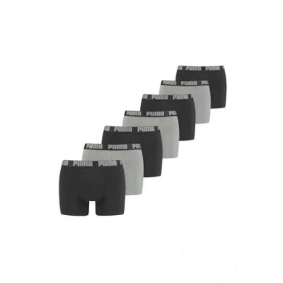 Afbeelding van PUMA Everyday Set van 7 boxershorts voor heren, Donkergrijs/zwart