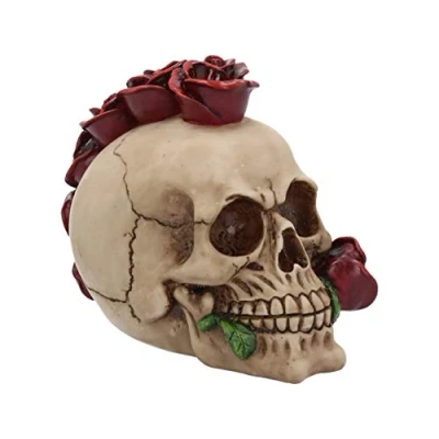Afbeelding van Nemesis Now Beeld/figuur Rosehawk Schedel Multicolours