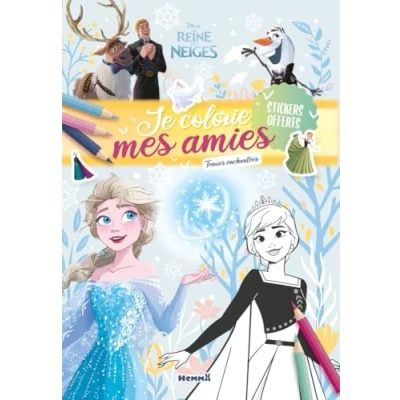 Afbeelding van LA REINE DES NEIGES JE COLORIE MES AMIES TENUES ENCHANTEES