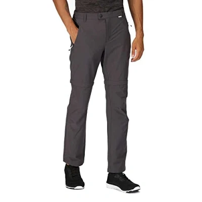 Afbeelding van Regatta Highton Zip Off Heren Afritsbroek Seal Grey