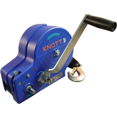 Afbeelding van Handlier ongeremd 900kg KNOTT Handmatige lieren BouwmanAanhangwagens.nl