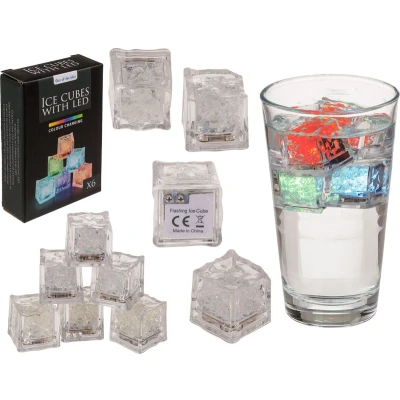 Afbeelding van IJsblokjes Met Ledverlichting (set Van 6)