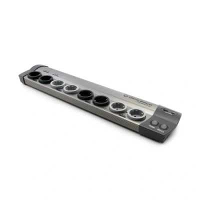 Afbeelding van OEHLBACH Powersocket 907 MKII hoogwaardige hifi voeding met filter en overspanningsbeveiliging (2 USB poorten, 65 W C oplader A stekker) geborsteld aluminium