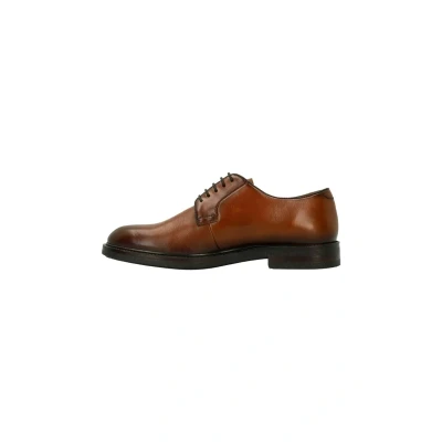 Afbeelding van Manfield Zakelijke veterschoenen, Heren, Maat: 41, Cognac Schoenen