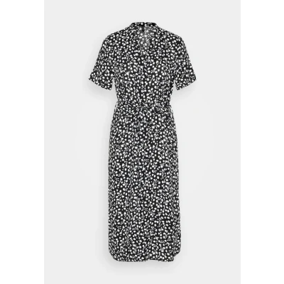 Afbeelding van Vero Moda Vmvica S/S GA WVN NOOS Blousejurk, Dames, Maat: XS, Black