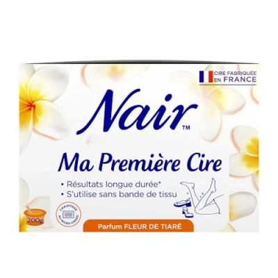 Image de NAIR Kit Caresse Bandes de Cire Froide Visage, Faciles à Séparer &amp; Adaptées aux Peaux Sensibles, Formule 97% d&#039;Origine Naturelle l&#039;Extrait Fleurs Cerisier, 20