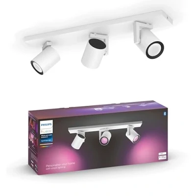 Afbeelding van Philips Hue Argenta opbouwspot wit en gekleurd licht 3 spots