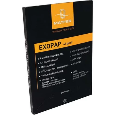 Afbeelding van Matfer Bourgeat Exopap Bakpapier 600 x 400 mm (500 Stuks)