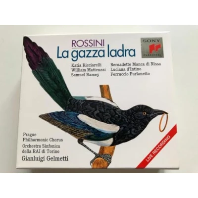 Afbeelding van Rossini: La gazza ladra / Gelmetti, Ricciarelli, Matteuzzi