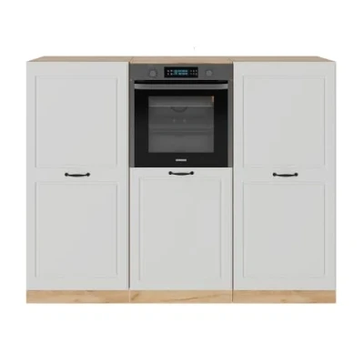 Afbeelding van Vicco Keukenblok R Line, Wit landhuis/gouden eik, 180 cm zonder werkblad