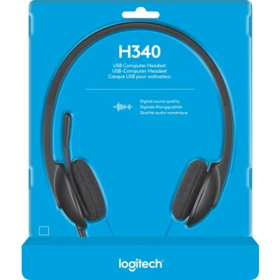 Afbeelding van Logitech usb headset H340 (microphone)
