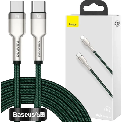 Afbeelding van Baseus 2m Kabel USB C naar Cafule, 100W, (groen) CATJK D06