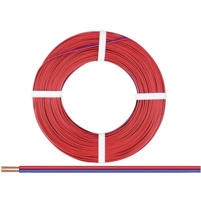 Afbeelding van Donau Elektronik 250 02 25 Draad 2 x 0.50 mm² Rood, Blauw m