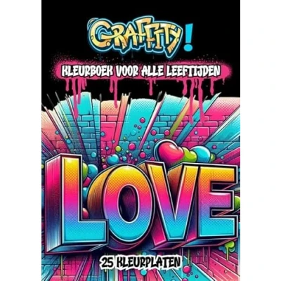 Afbeelding van Kleurboek voor Alle Leeftijden Graffity