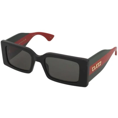 Afbeelding van Gucci Zonnebril, Dames, Maat: 52, Black/green/grey